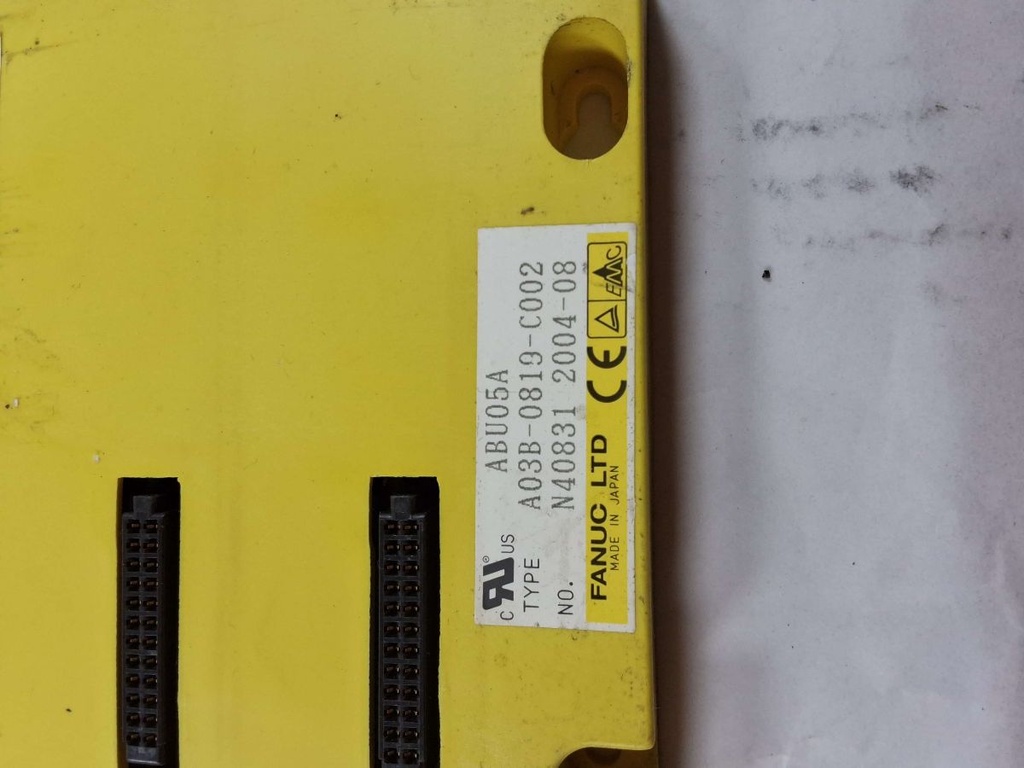 200291564 BASE UNIT 5 LOCATIONS FANUC #A03B-0819-C002 - USED UNTESTED
