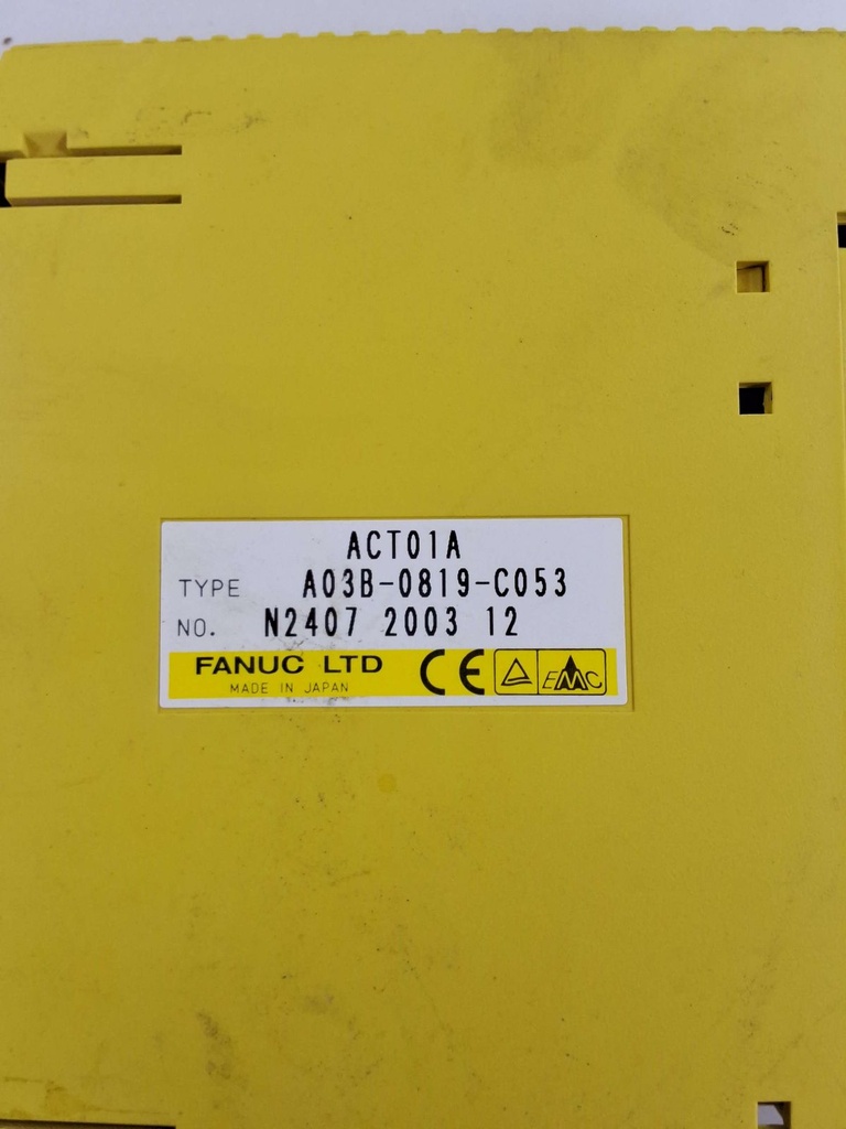 MODULE ACT01A HIGH SPEED COUNTER #A03B-0819-C053

Main OEM Number: 200291477
SPL Part Number: 200291477
GF Machining Part Number: 200291477
GF Historical 2009 Part Number: 200291477
SPL Compatible Machines: CT | FI240 | FI240CC | FI240MED | FI240SL | FI240SLP | FI290F | FI390 | FI440 | FI440CC | FI440SL | FI440SLP | FI690 | FO350 | FO350S | FO550
Machine Models: CT | FI240 | FI240CC | FI240MED | FI240SL | FI240SLP | FI290F | FI390 | FI440 | FI440CC | FI440SL | FI440SLP | FI690 | FO350 | FO350S | FO550
SPL Description: MODULE ACT01A HIGH SPEED COUNTER #A03B-0819-C053

ALL CROSSREF NUMBERS: 200291477
OEM Numbers: 200291477
 - USED UNTESTED