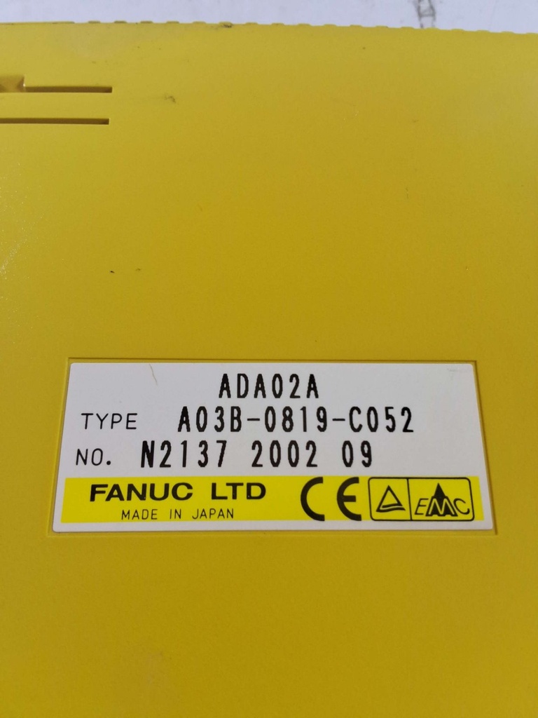 ANALOGIC OUTPUT MODULE ADA02A FANUC #A03B-0819-C052 - USED UNTESTED
