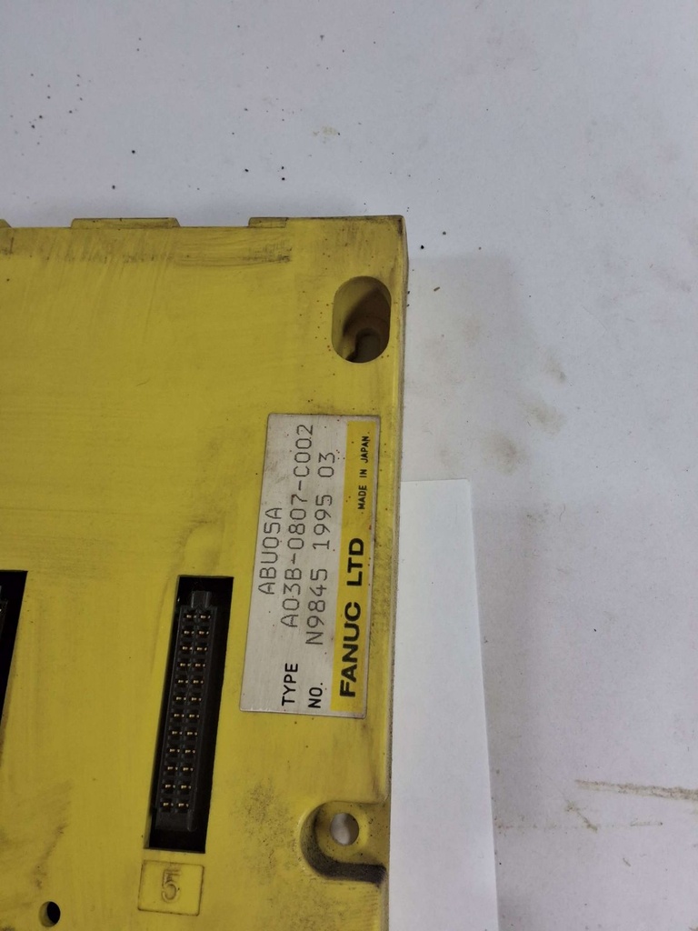PCB I/O BASE UNIT ABU05A (5 SLOTS) #A03B-0819-C002 - USED UNTESTED