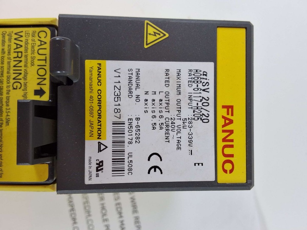 200291620 AMP. ALPHA A06B-6117-H205 - USED-UNTESTED
