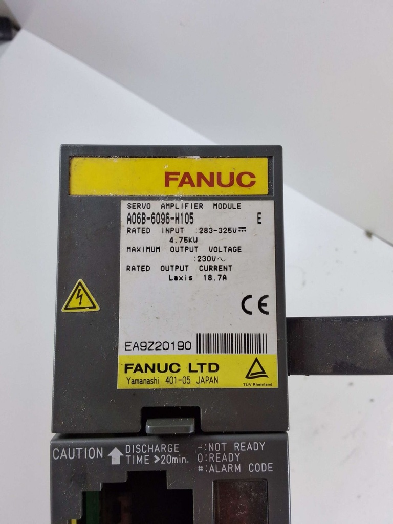 A06B6096H105 Fanuc Servo Amplifier Module 4.75KW - USED-UNTESTED