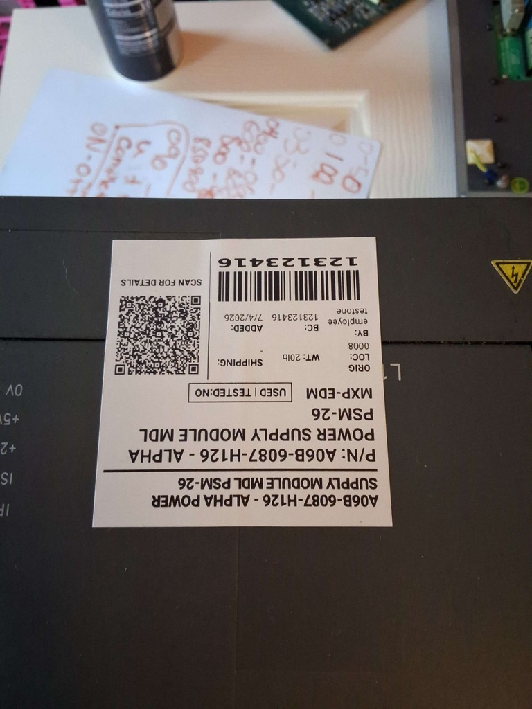 A06B6087H126 Alpha Power Supply Module MDL FANUC - USED-UNTESTED