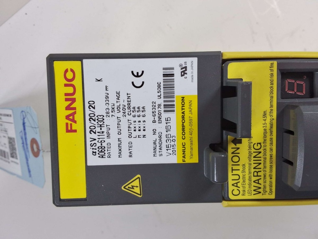 MODULE SERVO SVM3-20/20i FANUC MB #A06B-6114-H303 - REFURB-TESTED