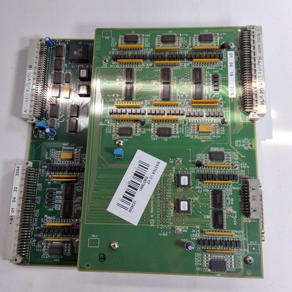 8516661 208516661 MASTER I/O V2 Main OEM Number: Board Name: MASTER I/O V2 Index: B Preceding Board: 208 516 660 Compatibility Notes: FO 3X - 40 - 44 - 35/P/QCRI/P2 - 54/55/P - 85… CHARMILLES - USED-UNTESTED