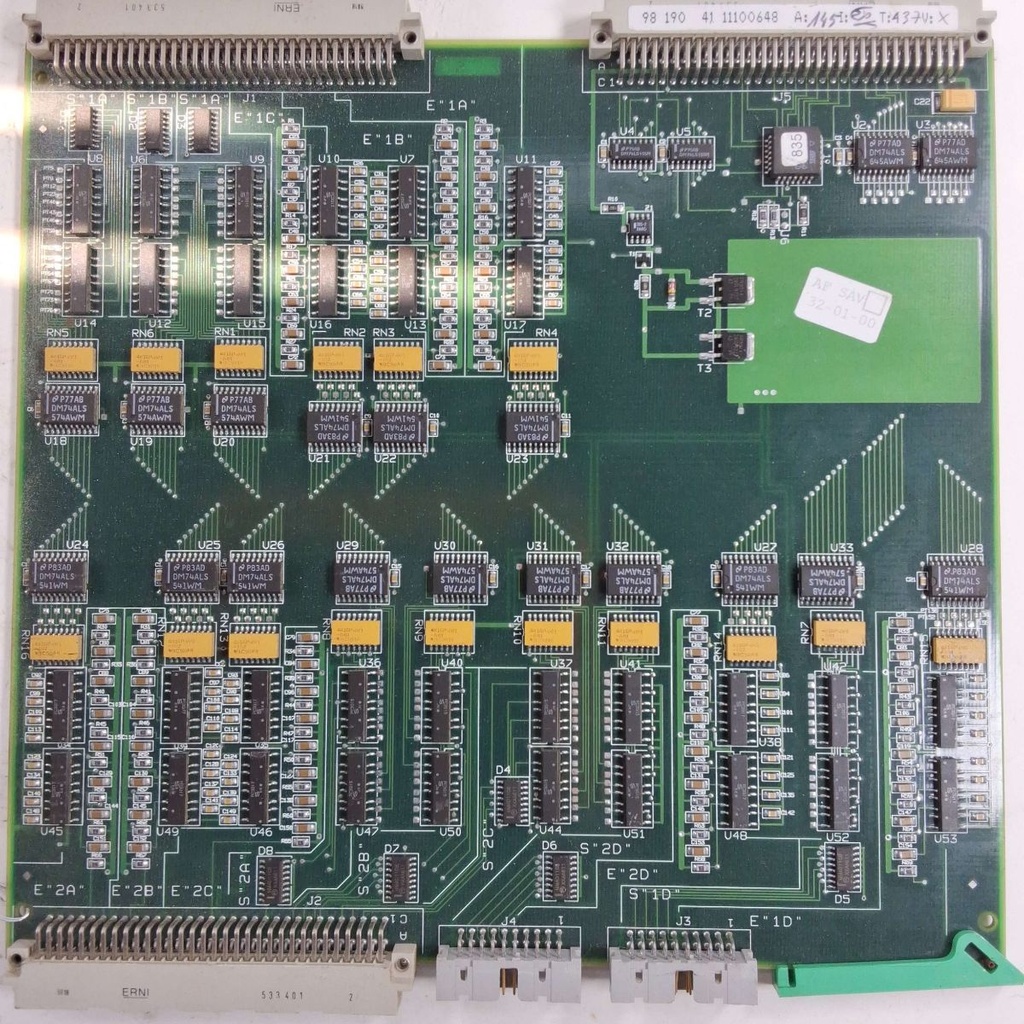 851 4040 D PCB IN/OUT VERSION 2 1020/300/310 #851 4040 D FANUC (FI1020_1/FI2000/FI2020) 108514040 CHARMILLES - USED-UNTESTED