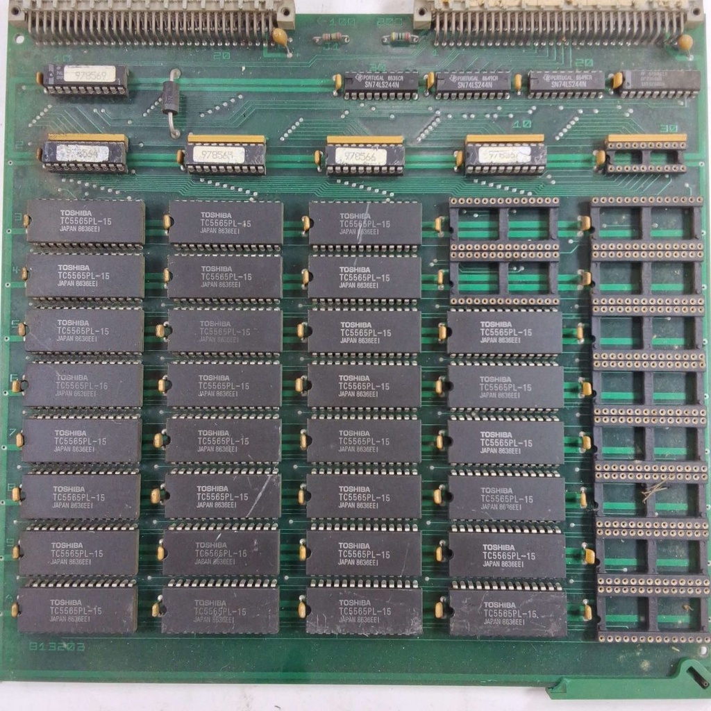 852519 PCB PI MEMORY CMOS 0-240K CHARMILLES - USED-UNTESTED