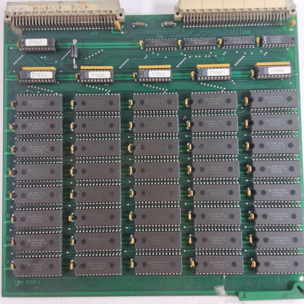 852527 PCB MEMORY 0-320K MK3.1B FI/FOXx00 SERIES CHARMILLES - USED-UNTESTED