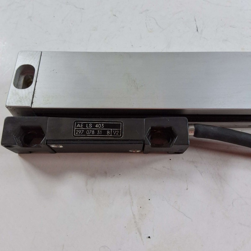 LS 403 370MM SCALE HEIDENHAIN HEIDENHAIN LS 403 exposed linear encoder scale with 370mm CHARMILLES - USED-UNTESTED