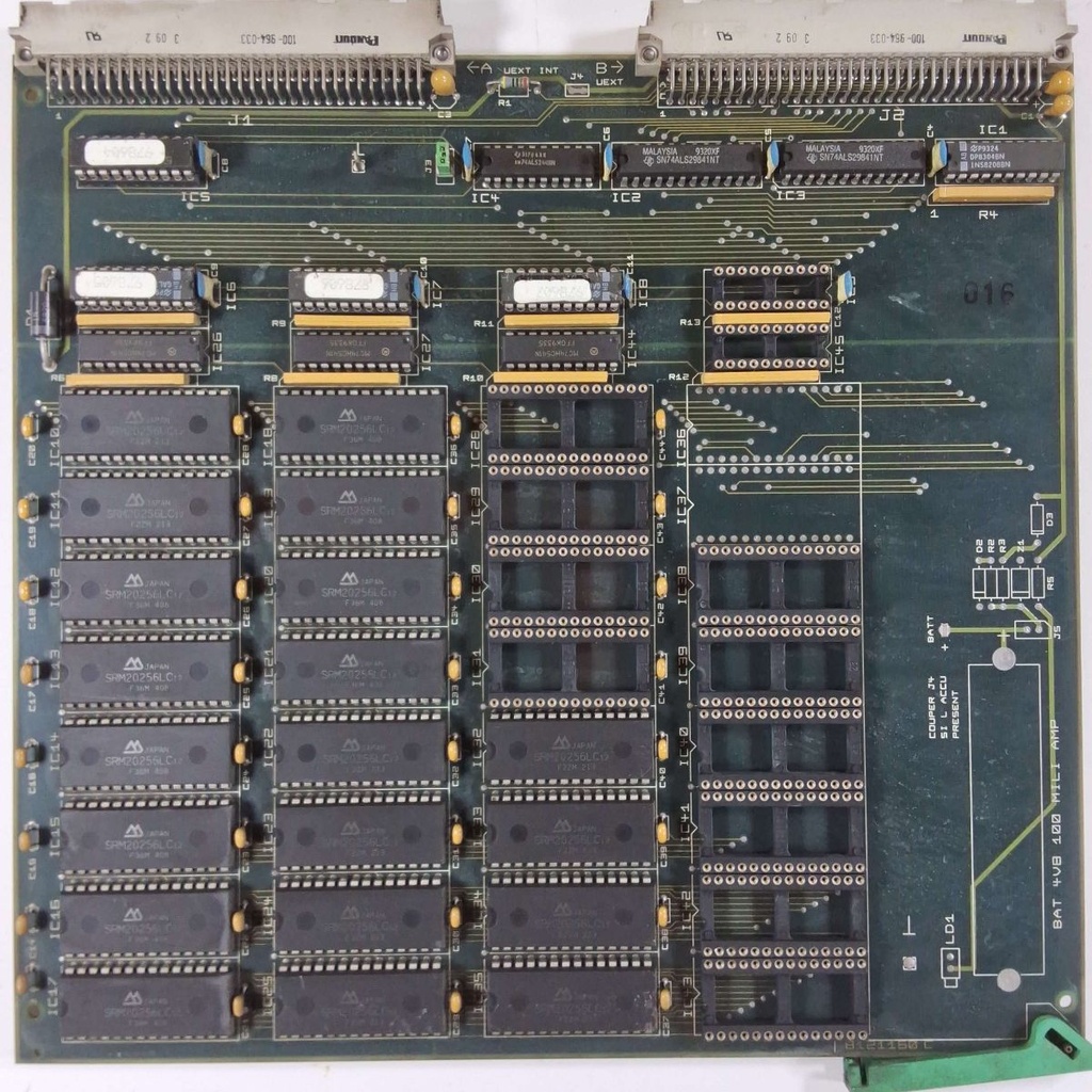 8525980B PCB MEMORY CE/CF/MGV 0-640k FANUC (FI200/FI2000/FI400) 108525980 CHARMILLES - USED-UNTESTED