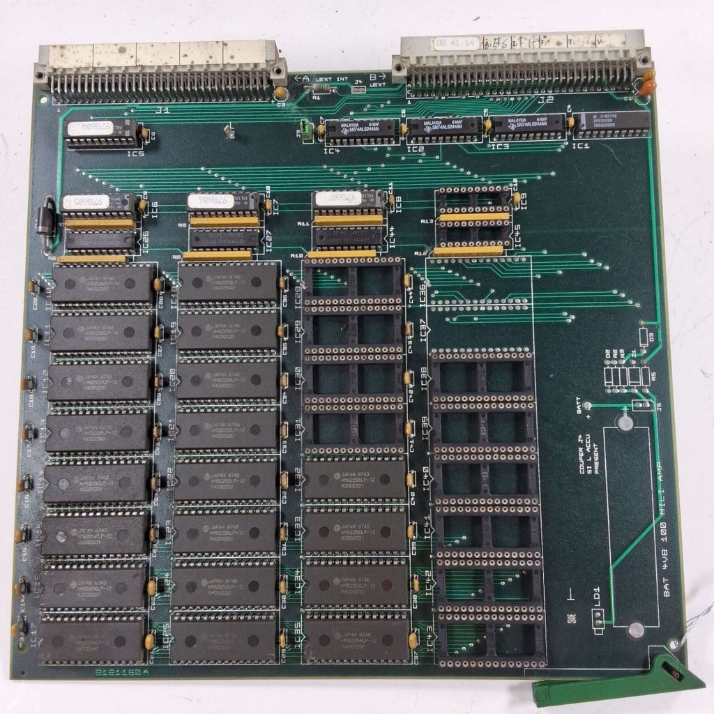 8525550 PCB MEMORY EXTENSION 320-640K FANUC (CT/FI400) CHARMILLES - USED-UNTESTED