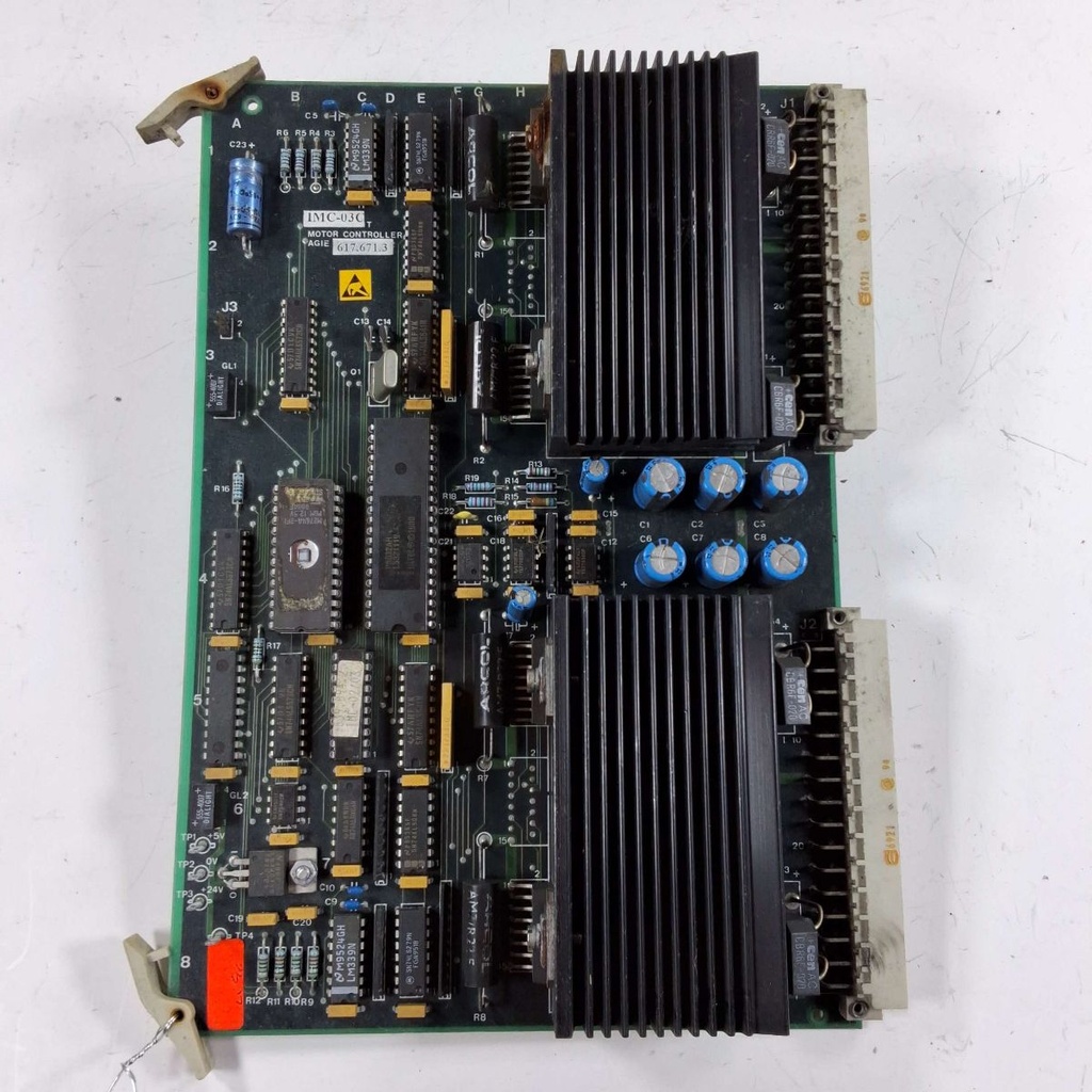 IMC-03C 617.671.3 AGIE MOTOR CONTROLLER CIRCUIT BOARD_IMC-03C_617.671.3_NR.631804.2_328.006 - USED-UNTESTED