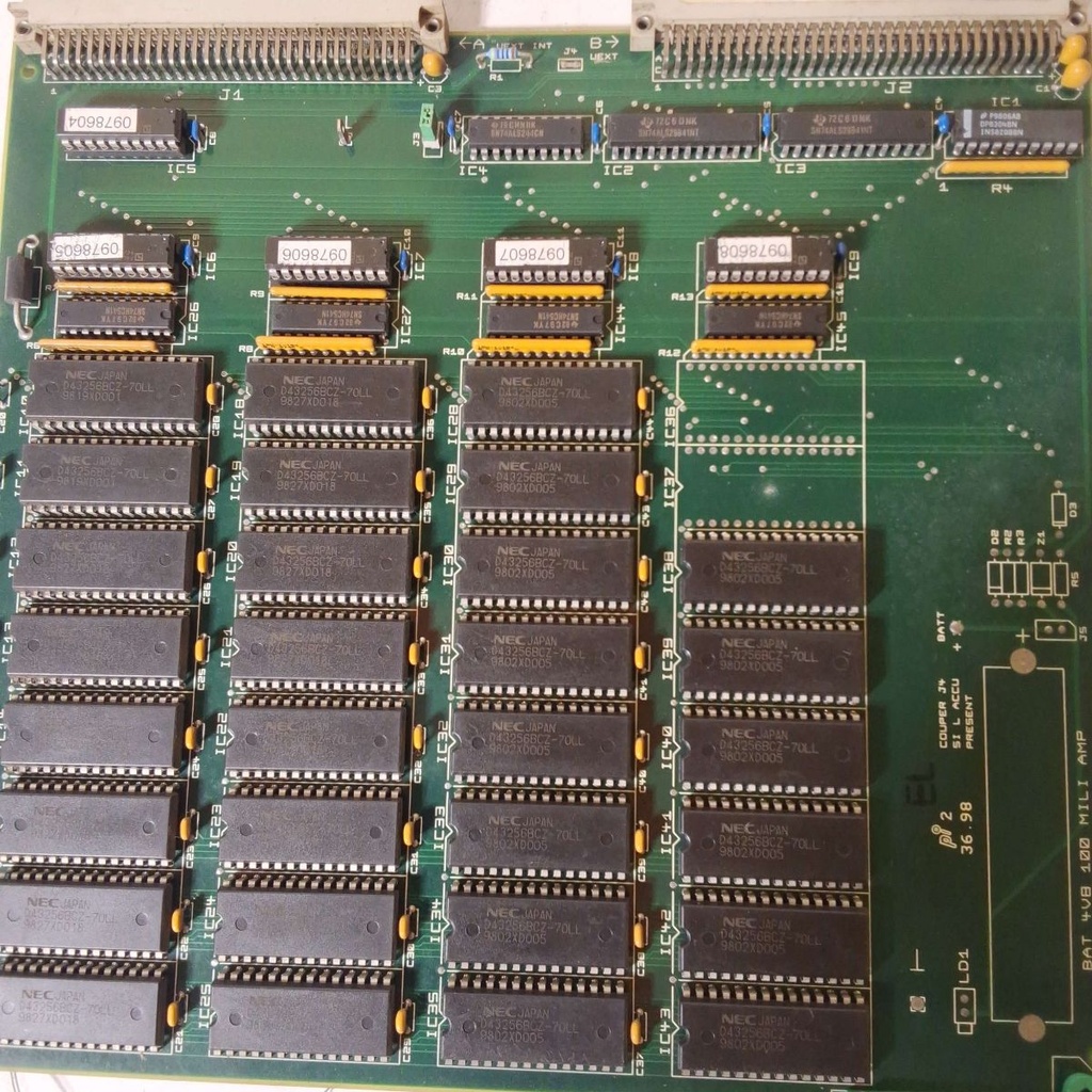 PCB 0-960K CMOS MEMORY FI3x0 CSL1S