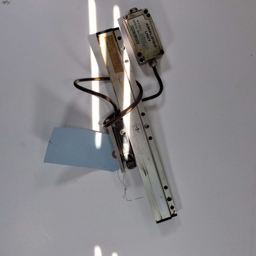 [SA20NA GLASS SCALE-USED-UNTESTED] SA20NA GLASS SCALE Linear glass scale encoder for precision position measurement, likely 20mm width or 20µm resolution - USED-UNTESTED