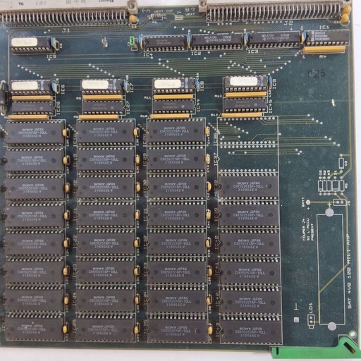 [8525830-USED-UNTESTED] 8525830 PCB 0-960K CMOS MEMORY FI3x0 CSL1S CHARMILLES - USED-UNTESTED