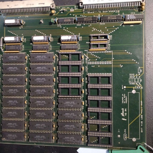 [8525980-USED-UNTESTED] 8525980 PCB MEMORY CE/CF/MGV 0-640k CHARMILLES - USED-UNTESTED